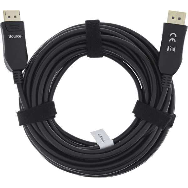 DisplayPort 1.4 AOC Cable, 8K4K, black, 20m