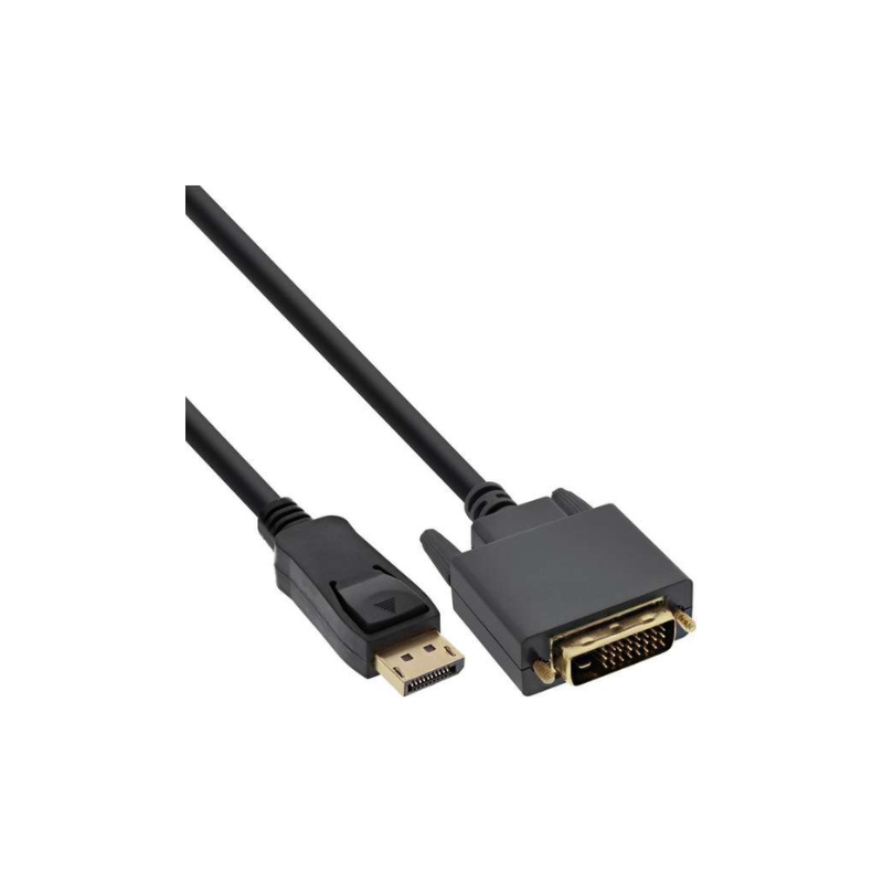 DisplayPort to DVI Converter Cable black 2m