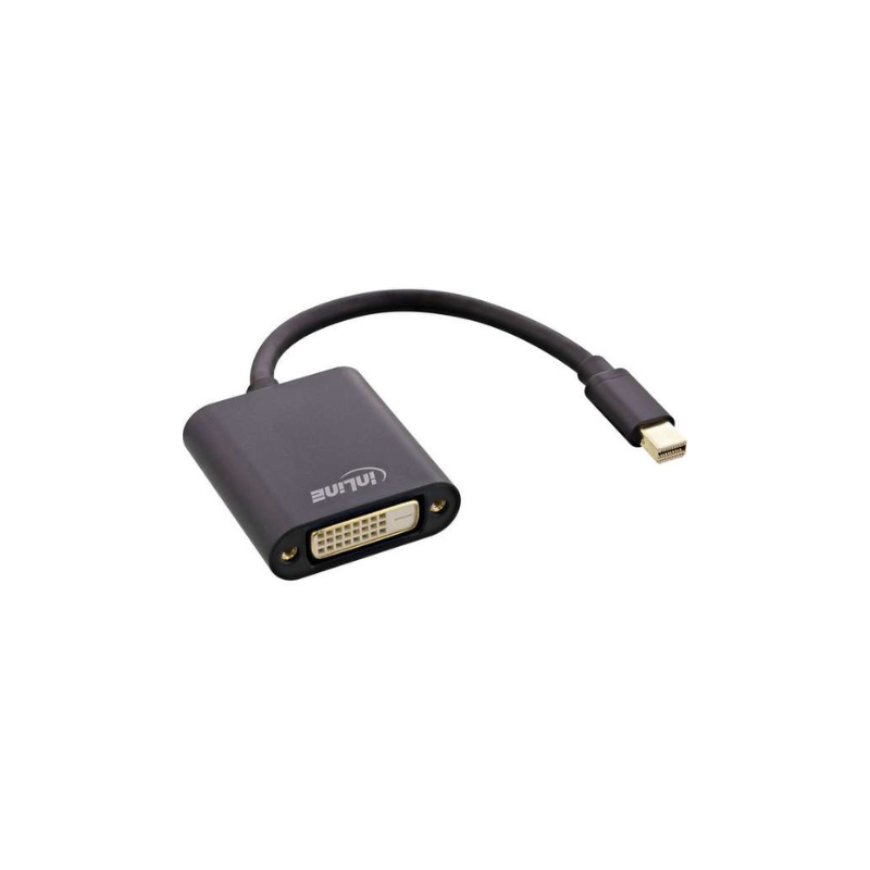 Mini DisplayPort male to DVI-D 24+1 Adapter female black 0.15m