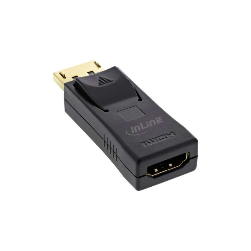 DisplayPort Adapter, DisplayPort Male to HDMI Female, zwart