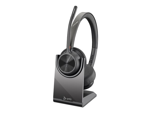 Poly Voyager 4320 USB-C Headset +BT700 dongle +Charging Stand