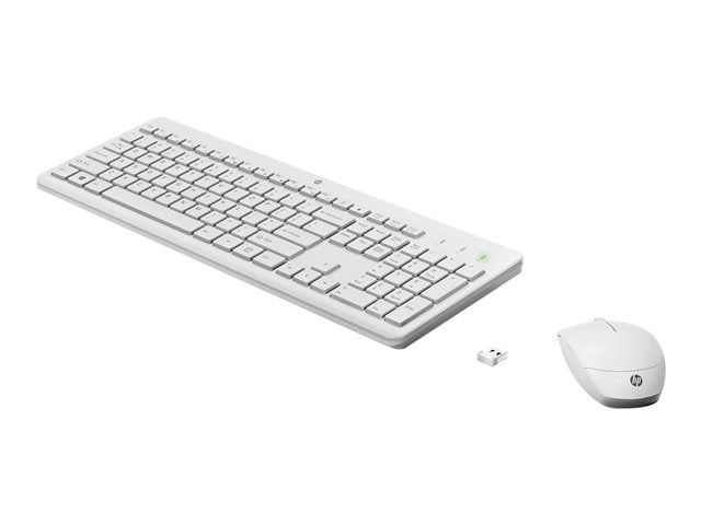 HP 230 WL Mouse+KB Combo WHT QWERTY