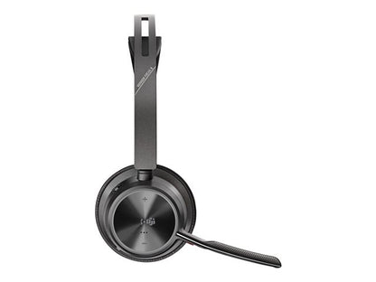 Poly Voyager Focus 2 Microsoft Teams Certified USB-C-C Headset +USB-C/A Adapter +Charging Stand No localization
