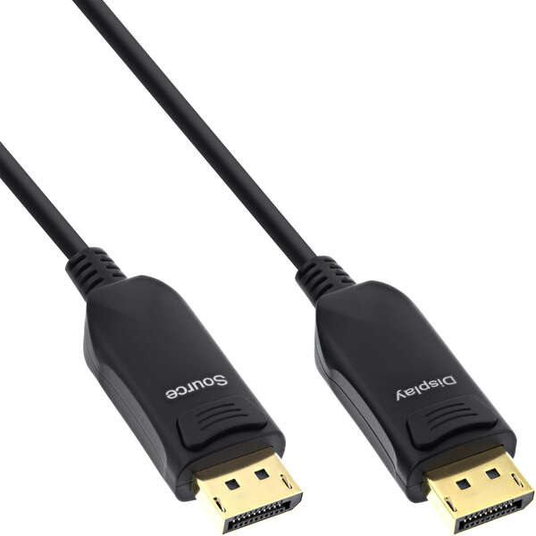 DisplayPort 1.4 AOC Cable, 8K4K, black, 20m