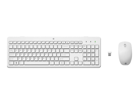 HP 230 WL Mouse+KB Combo WHT QWERTY