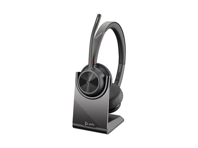 Poly Voyager 4320-M Microsoft Teams Certified Headset +BT700 dongle +Charging Stand