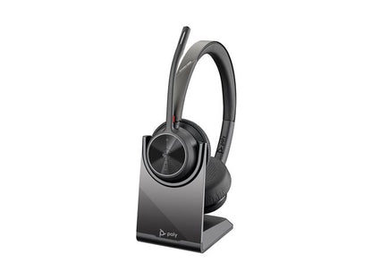 Poly Voyager 4320-M Microsoft Teams Certified Headset +BT700 dongle +Charging Stand
