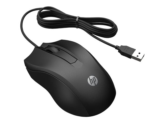 HP 105 Black Wired Mouse