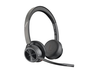 Poly Voyager 4320-M Microsoft Teams Certified Headset +BT700 dongle +Charging Stand