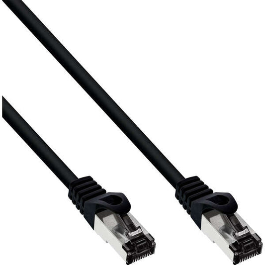 Patch Cable S/FTP PiMF Cat.8.1 halogen free 2000MHz black, 0.25m