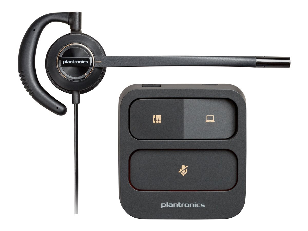 Poly EncorePro 530 Headset +Quick Disconnect EMEA-INTL English Loc-Euro plug