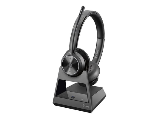 Poly Savi 7320-M Office Stereo DECT 1880-1900 MHz Headset EMEA-INTL English Loc-Euro plug