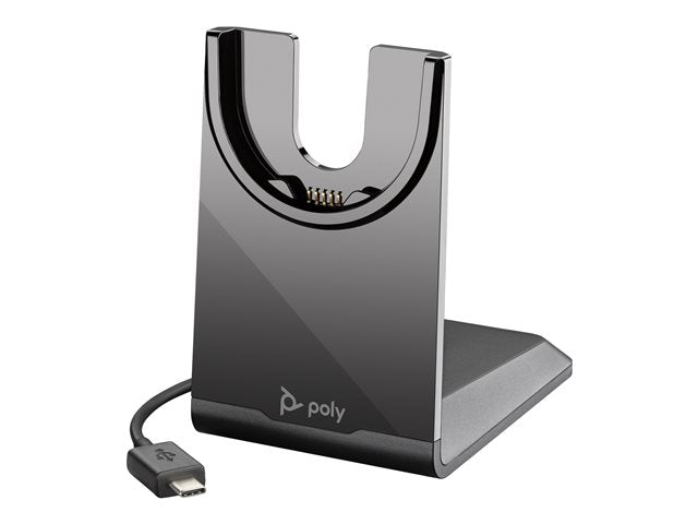 Poly Voyager Focus 2 USB-C-C Headset +USB-C/A Adapter +Charging Stand No localization