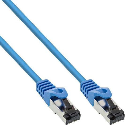 Patch Cable S/FTP PiMF Cat.8.1 LSZH 2000MHz blauw 0,25m