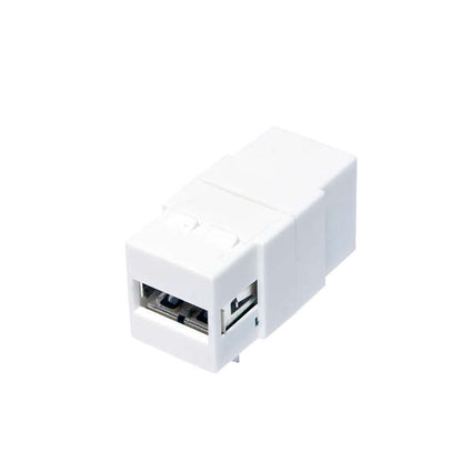 Keystone In-Line Coupler USB2.0-A female > USB2.0-B female