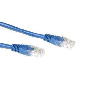 Cat.6 UTP patchkabel blauw 30m
