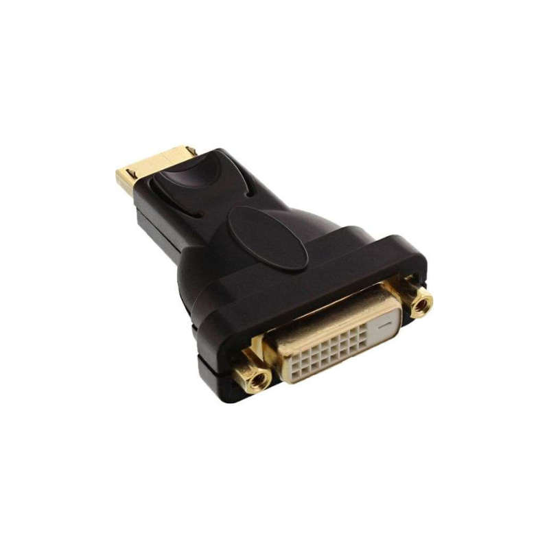 DisplayPort Adapter DisplayPort male to DVI-D 24+1 female black
