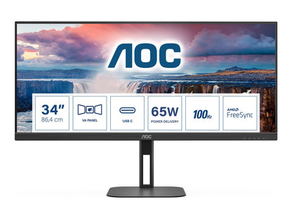 AOC Value-line U34V5C/BK