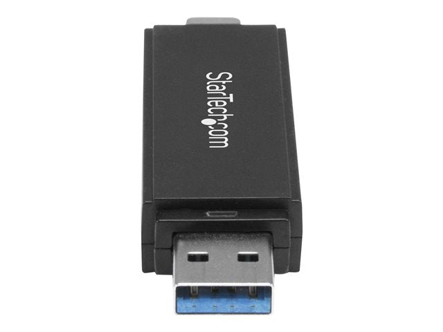 StarTech.com USB 3.0 Geheugenkaart Reader/Writer voor SD en microSD Kaarten, USB 3.0 SD Card Reader, Compact, 5Gbps, USB-C en USB-A, MicroSD USB Adapter