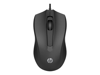 HP 105 Black Wired Mouse